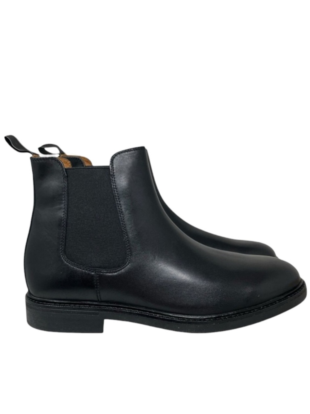 Polo Ralph Lauren Chelsea Boots Mens 10.5 Black Asher Leather Classic Luxury NWB
